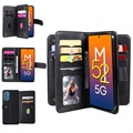 Multi-Card Slot Samsung Galaxy M52 5G Futrola-Novčanik - Crna