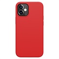 Nillkin Flex Pure iPhone 12 mini Maska od Tečnog Silikona - Crvena