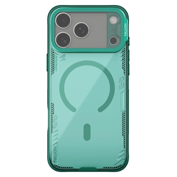 iPhone 17 Pro Max Nillkin IceBlade Prop Magnetic Case - MagSafe Compatible, Slide Lens Lid - Green
