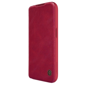 Nillkin Qin Pro iPhone 15 Pro Flip Futrola - Crvena
