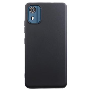 Nokia C02 Anti-Fingerprint Mat TPU Zaštitna Maska - Crna
