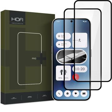 Nothing Phone (2a) Hofi Premium Pro+ Zaštitno Kaljeno Staklo - 9H - 2 Kom. - Crne Ivice