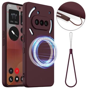 Nothing Phone (3a) Maska od Tečnog Silikona - Kompatibilna sa MagSafe