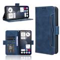 Nothing Phone (3a) Pro Cardholder Wallet Case - Blue