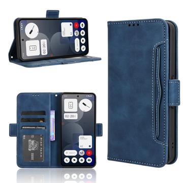 Nothing Phone (3a) Pro Cardholder Wallet Case - Blue