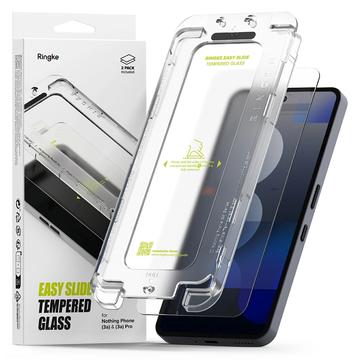 Nothing Phone (3a)/(3a) Pro Ringke Easy Slide Tempered Glass Screen Protector - 2 Pcs.