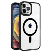 iPhone 15 Pro Okkes MagSafe Hibridna Maska - Crna