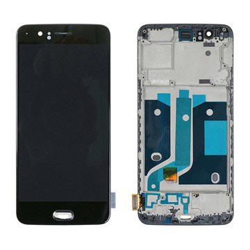 OnePlus 5 Prednja maska & LCD Displej - Crni