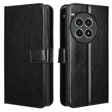 OnePlus Ace 3 Pro Wallet Case Magnetic Closure - Black