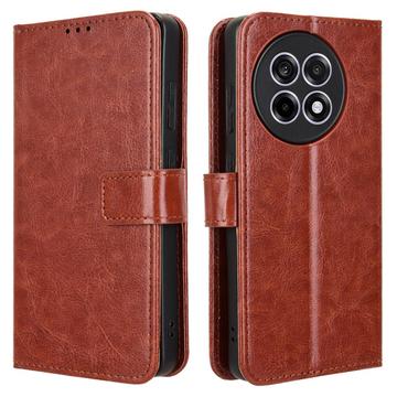 OnePlus Ace 5/5 Pro/13R Wallet Case Magnetic Closure - Brown