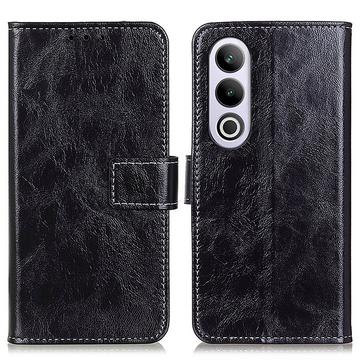 OnePlus Nord CE4/Oppo K12 Wallet Case Magnetic Closure - Black
