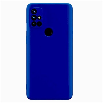 OnePlus Nord N10 5G Gumirana Plastična Zaštitna Maska - Plava