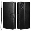Oppo A18/A38 Wallet Case Magnetic Closure - Black