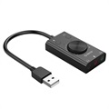 Orico SC2 Eksterna USB Zvučna Karta sa Podešavanjem Jačine Zvuka - Crna