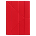 iPad 10.2 2019/2020/2021 Origami Stand Folio Futrola - Crvena
