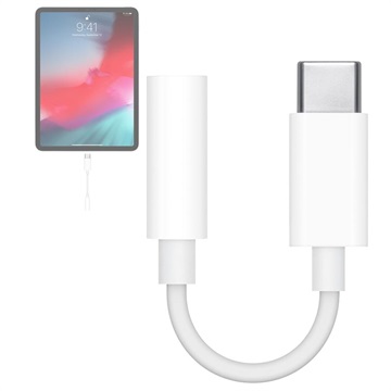 Apple USB-C/3.5mm Adapter Priključka za Slušalice MU7E2ZM/A - Beli