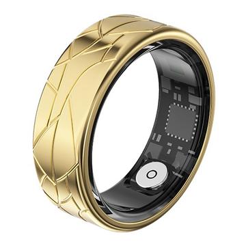 PX02 Crack Design Multi-Function Smart Ring with Photo Control - Size: 19.9mm