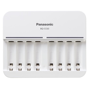 Panasonic Eneloop 8 x AA/AAA Punjač Baterije BQ-CC63 - Beli