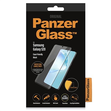 PanzerGlass Case Friendly Samsung Galaxy S20 Zaštitno Staklo - Crno - 9H