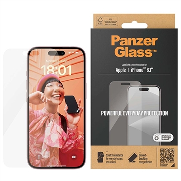 iPhone 15 Pro PanzerGlass Classic Fit Zaštitno Staklo - 9H
