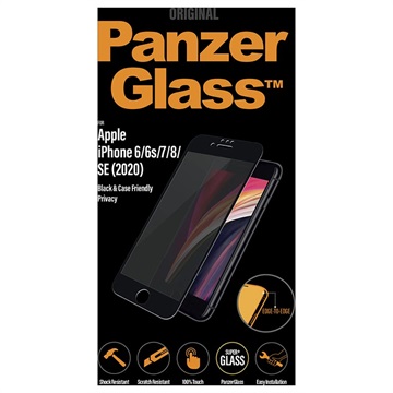 PanzerGlass Privacy Case Friendly iPhone 6/6S/7/8/SE (2020) Zaštita za Ekran - 9H - Crna