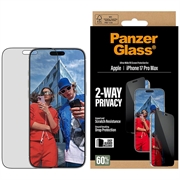 iPhone 17 Pro Max PanzerGlass Ultra-Wide Fit EasyAligner 2-Way Privacy Screen Protector - 9H - Black Edge