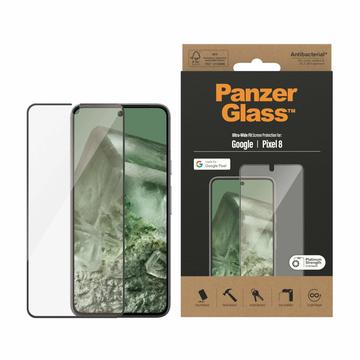 Google Pixel 8 PanzerGlass Ultra-Wide Fit Zaštitno Staklo - Crne Ivice - 9H