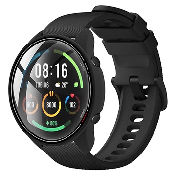 Xiaomi Mi Watch Color Plastična Maska sa Zaštitnim Staklom - Crna