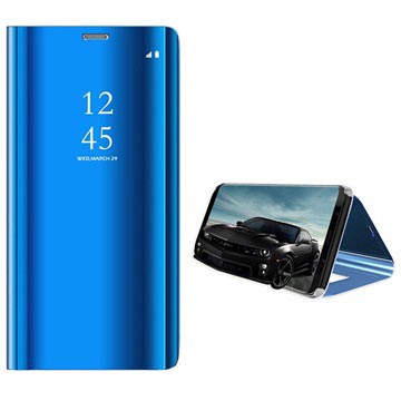 Samsung Galaxy S9 Luxury Mirror Flip View Futrola - Plava