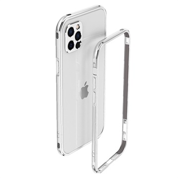 Polar Lights Style iPhone 12 Pro Max Metalni Zaštitni Okvir - Sivi