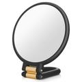 Portable 10x Magnifying Makeup Mirror - Black
