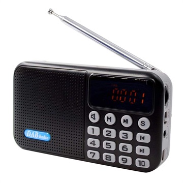 Portable Bluetooth DAB Radio with LCD Display