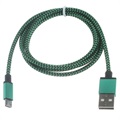USB 2.0 / MikroUSB Kabl - 3m - Zeleni