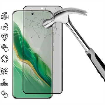 Honor Magic6 Privacy Full Cover Full Cover Zaštitno Kaljeno Staklo - 9H - Crne Ivice