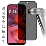 Motorola Moto G05 Privacy Full Cover Full Cover Zaštitno Kaljeno Staklo - Crne Ivice