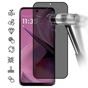 Motorola Moto G55 Privacy Full Cover Zaštitno Kaljeno Staklo - 9H - Crne Ivice