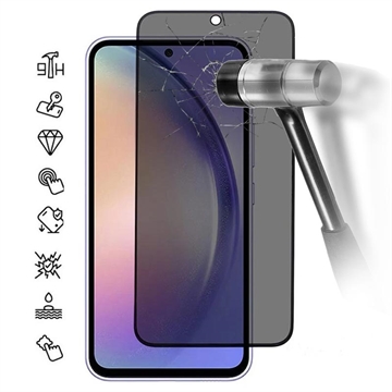 Samsung Galaxy A55 Privacy Full Cover Full Cover Zaštitno Kaljeno Staklo - 9H - Crne Ivice