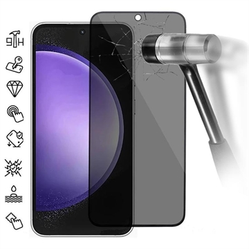 Samsung Galaxy S24 FE Privacy Full Cover Zaštitno Kaljeno Staklo - 9H - Crne Ivice