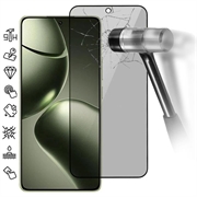 Xiaomi 14T/14T Pro Privacy Full Cover Zaštitno Kaljeno Staklo - 9H - Crne Ivice