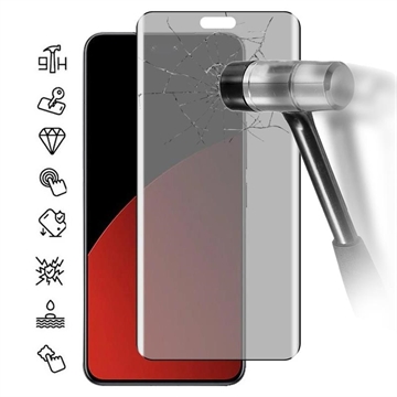 Xiaomi Civi 4 Pro/14 Civi Privacy Full Cover Full Cover Zaštitno Kaljeno Staklo - 9H - Crne Ivice
