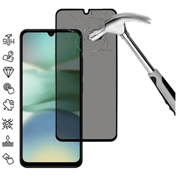 Xiaomi Redmi A5 4G/Poco C71 Privacy Full Cover Full Cover Zaštitno Kaljeno Staklo - Crne Ivice