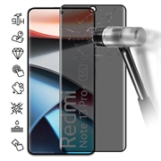 Xiaomi Redmi Note 13 Pro+ Privacy Full Cover Full Cover Zaštitno Kaljeno Staklo - 9H - Crne Ivice