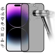iPhone 16 Pro Privacy Full Cover Zaštitno Kaljeno Staklo - 9H - Crne Ivice