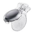 Protective Clip Case for Apple AirTag 1/2 Tracker Bluetooth Locator PC Cover - Transparent