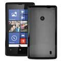 Nokia Lumia 520, Lumia 525 Puro Clear Silicone Case - Black