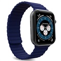 Puro Icon Link Apple Watch Series Ultra 2/Ultra/9/8/SE (2022)/7/SE/6/5/4/3/2/1 Kaiš - 49mm/45mm/44mm/42mm - Plavi