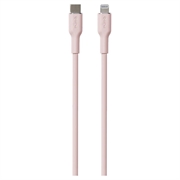 Puro Icon Soft USB-C / Lightning kabl - 1.5m - Roze