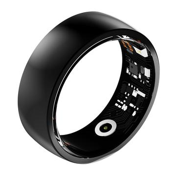 R09M Health Monitoring Smart Ring - Size: 19.8mm - Black