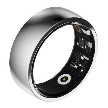 R09M Health Monitoring Smart Ring - Size: 19.8mm - Silver