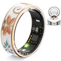 R18 Elegant Enamel Smart Ring - Size: 18.9mm ...